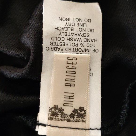 Black Pareo Cover up by Niki Bridges - One Size - Picture 5 of 7